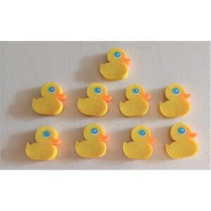 Vintage Yellow Duck Erasers Rubber Duckie Style Anthropomorphic